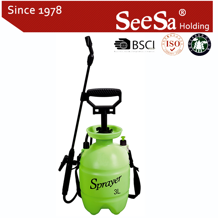 3L Garden Hand Power Air Compression Manual Weed Killer Backpack Pressure Pump Sprayer (SX-CS3K)