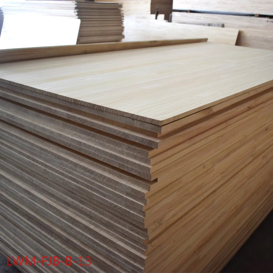 Pine Wooden Plate 1220X2440X12/15/18/24/30mm Finger Joint Pine Boards Birch Engineered Wooden Plate