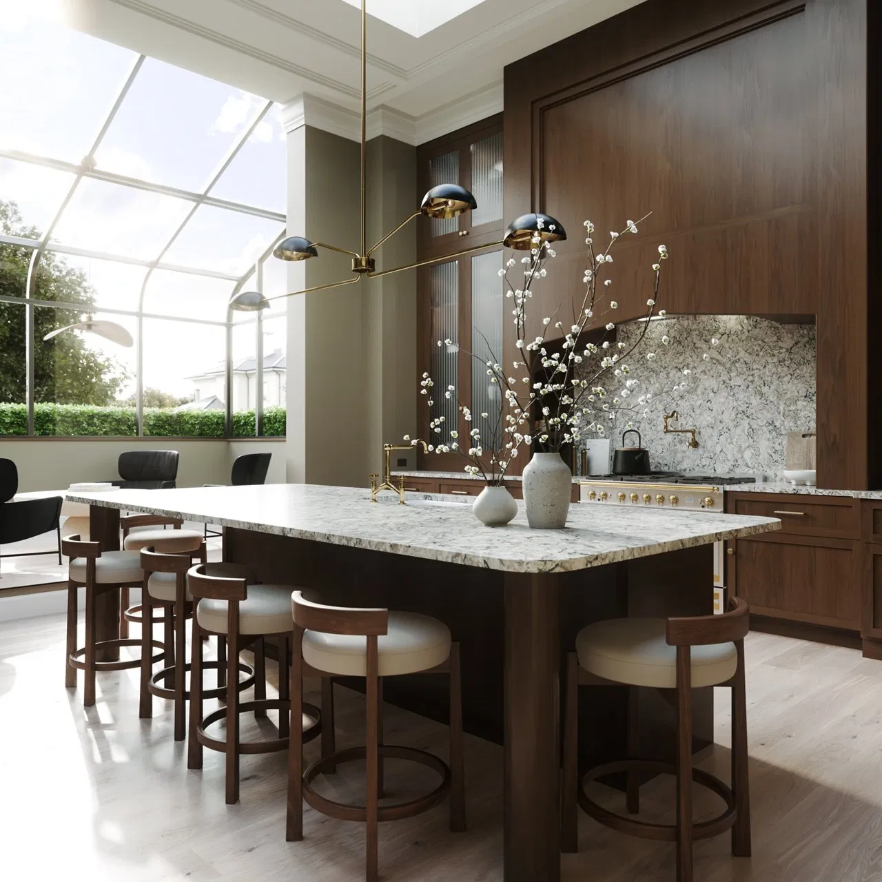 Decorative Kitchen Korean Marble Series Plate by Oliky, Made in Dongguan