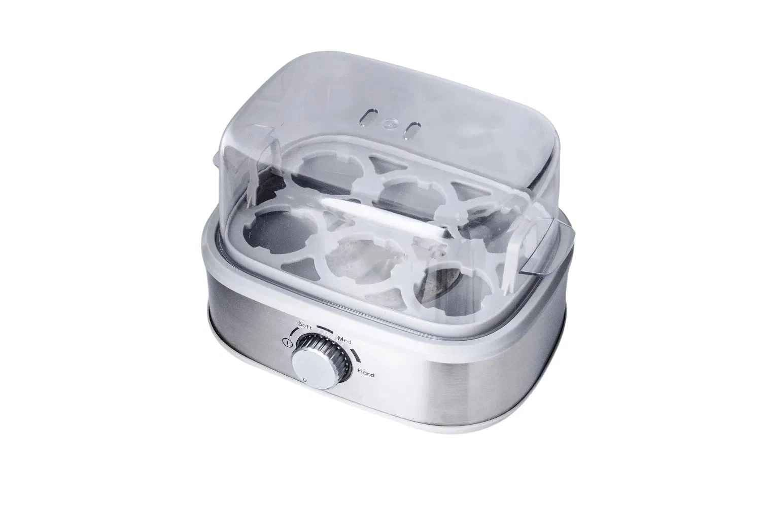 6 Eggs Home Portable Egg Boiler Electric Egg Cooker with Plastic Cap