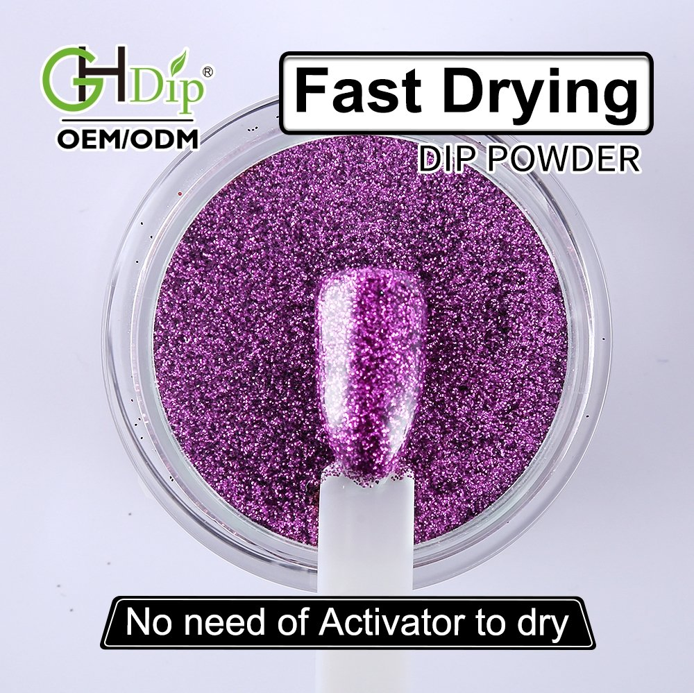 Glitter Nail Fast Drying Dipping Powder Colors