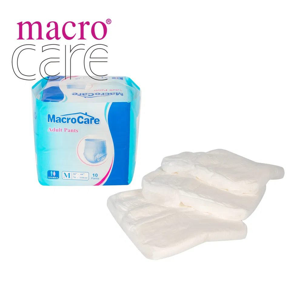 Wholesale Macrocare High Quality Incontinent Pull up Pants Adult Diaper Manufacturer