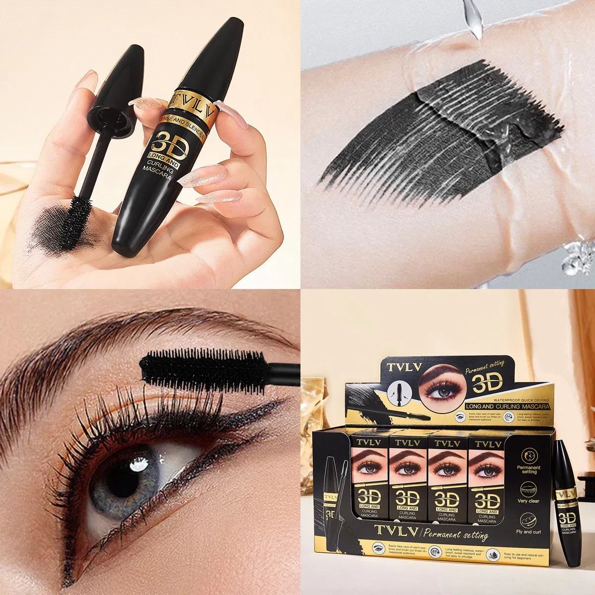 3D Volumizing Mascara for Dramatic Lash Length and Curl