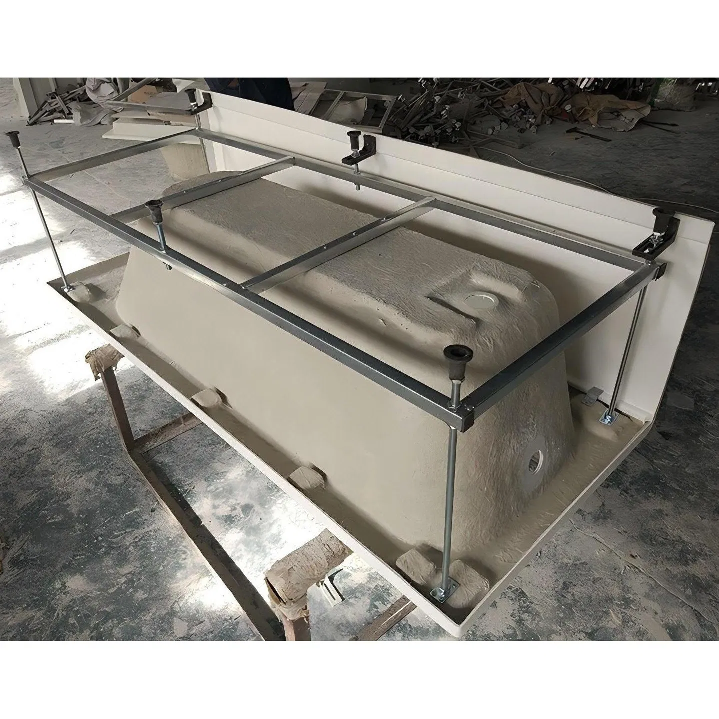 Hot Sale Best Acrylic Bathtub Indoor Drop in Fiberglass Bathtub for Adult