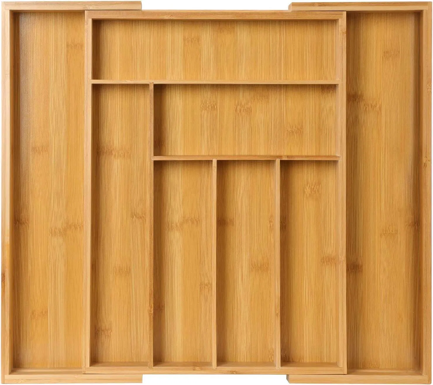 Customized BPA Expandable Desk Bamboo Kitchen Clear Plastic Organizers Organizer Drawer Organizer