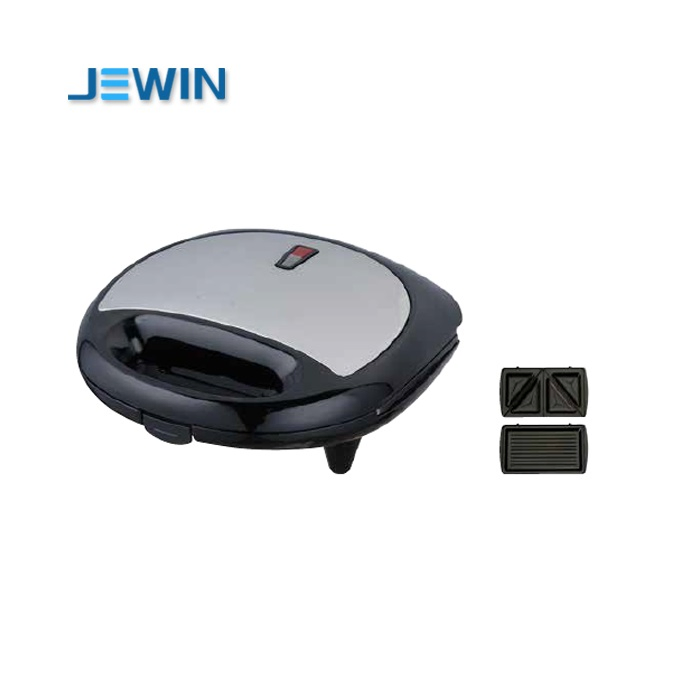 Electric Press Fixed 2-Slice Sandwich Maker with Non-Stick Coated Plates