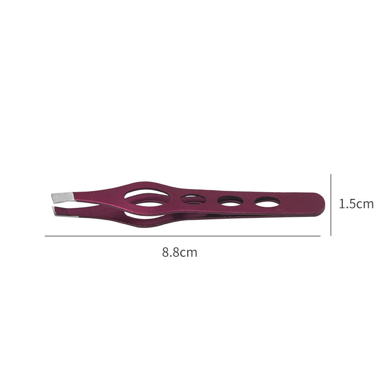 Stainless Steel Eyebrow Facial Hair Salon Splinter Removal Tool Unisex Beauty Tweezer