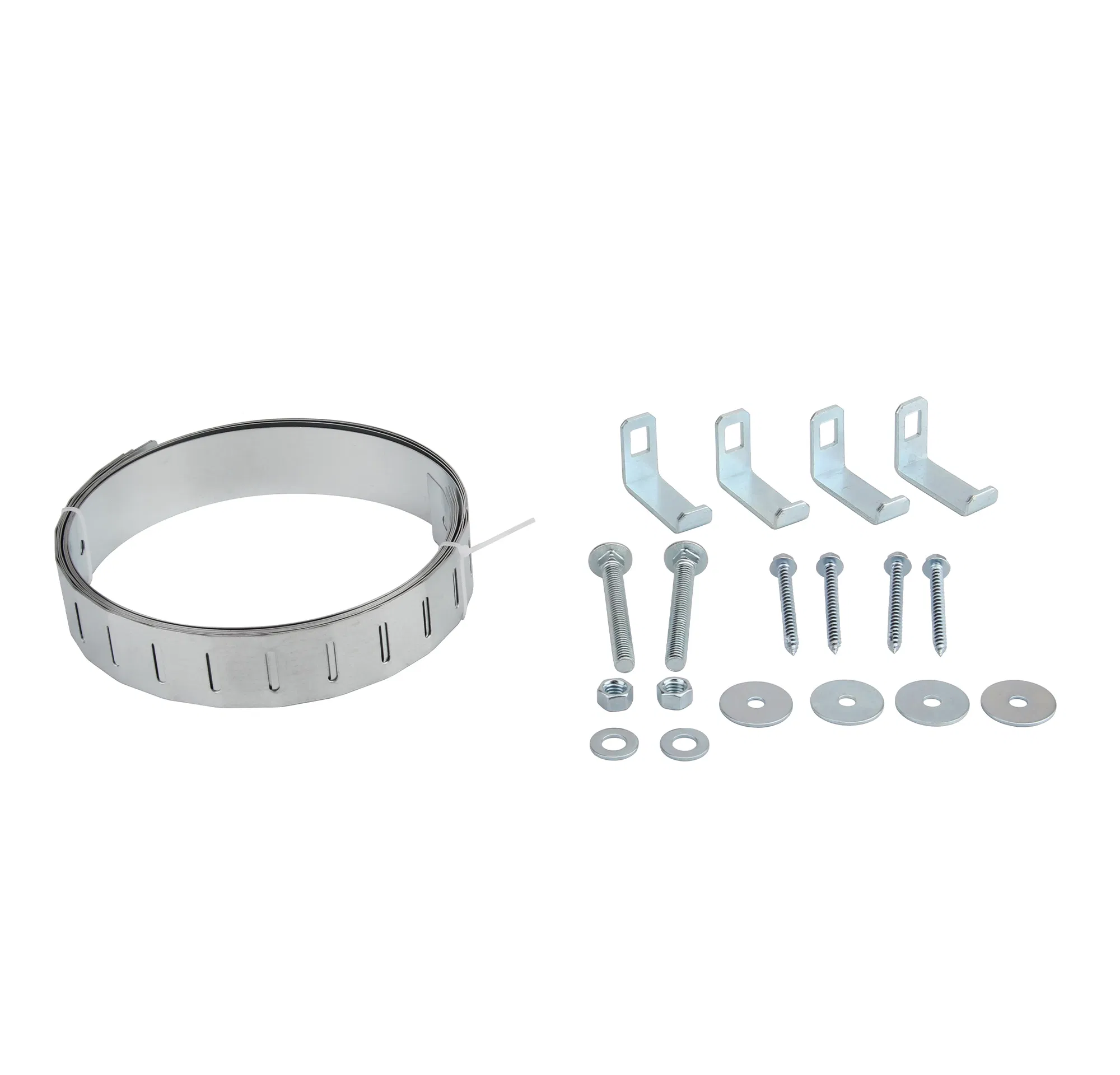 Galvanized Steel Water Heater Stand Assembly with Quick Strap Restraint System