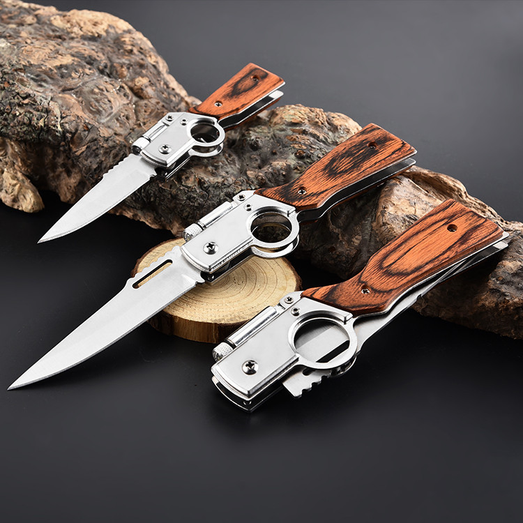 Ak47 Shape Made of Stainless Steel Outdoor Survival Camping Knife