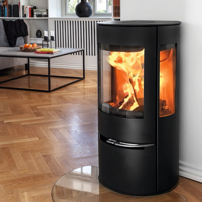 Outdoor Fireplace Real Fire Fireplace Wood Stove Home Villa Heating Iron Firewood