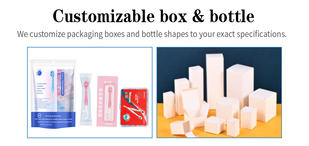 New Disposable Beaded Toothbrush Double Line Floss Beaded Double Fresh Portable Multifunctional Mini Toothbrush