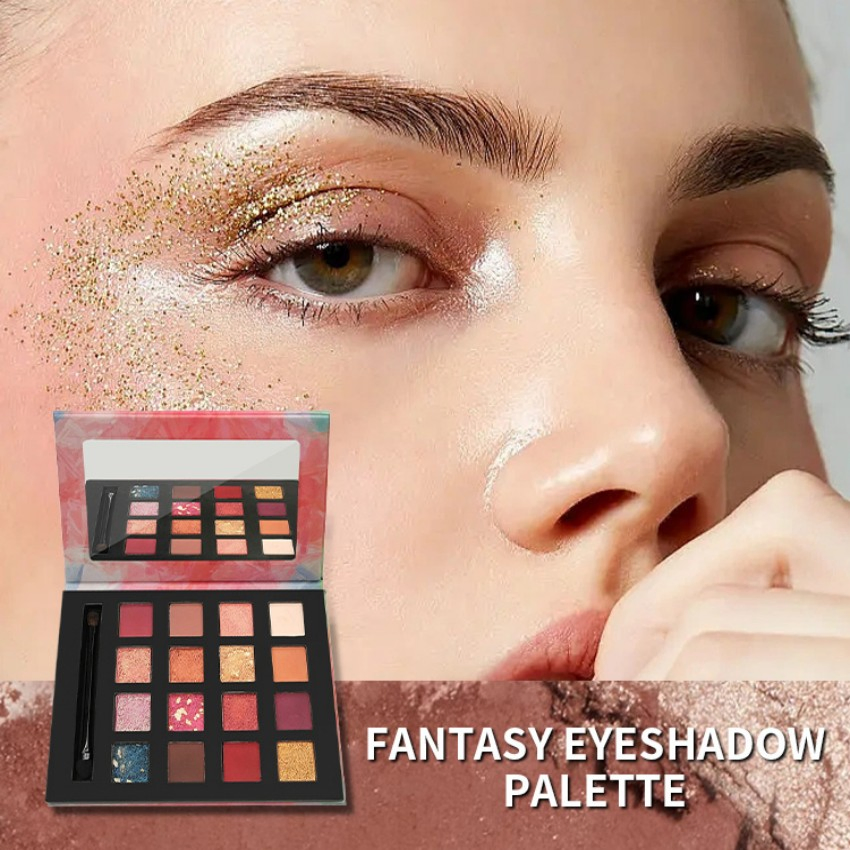 Палетка теней Vivacious Fantasy, 16 стойких цветов
