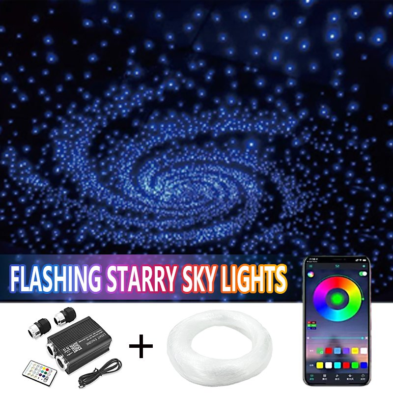 Комплект звездного неба Twinkle & Meteor для авто с APP