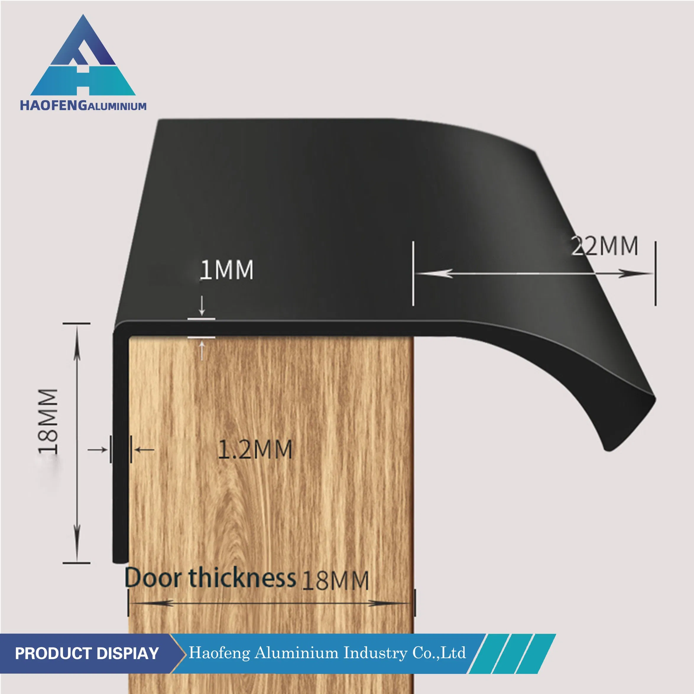 Hidden Aluminum Cabinet Handles Hot Sale High Quality Gold Cabinet Pull Factory Promotional Strong Black Handle