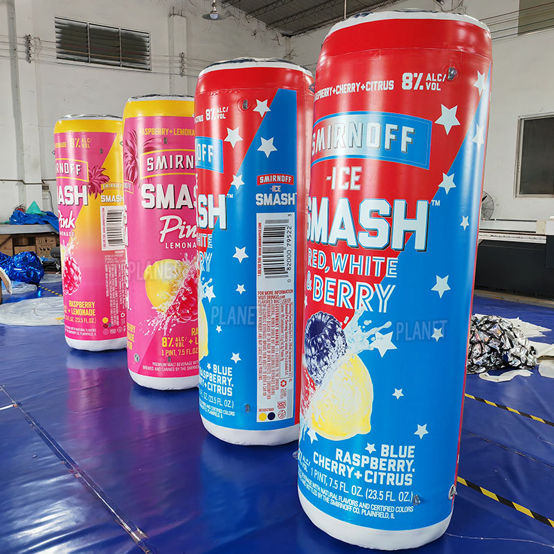 Airtight Customized Inflatable Juice Can for Promotion