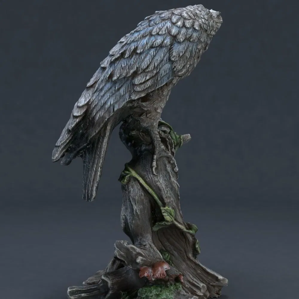 Outdoor Bird Ravens Rest Figurine Decorative Accessories Ci25206