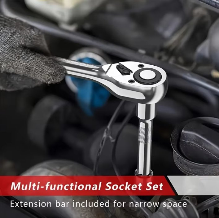 121 Pieces General Household Hand Tool Kit Plastic Toolbox Storage Case Auto Repair Tool Set Hard Case Box Other Hand Tools