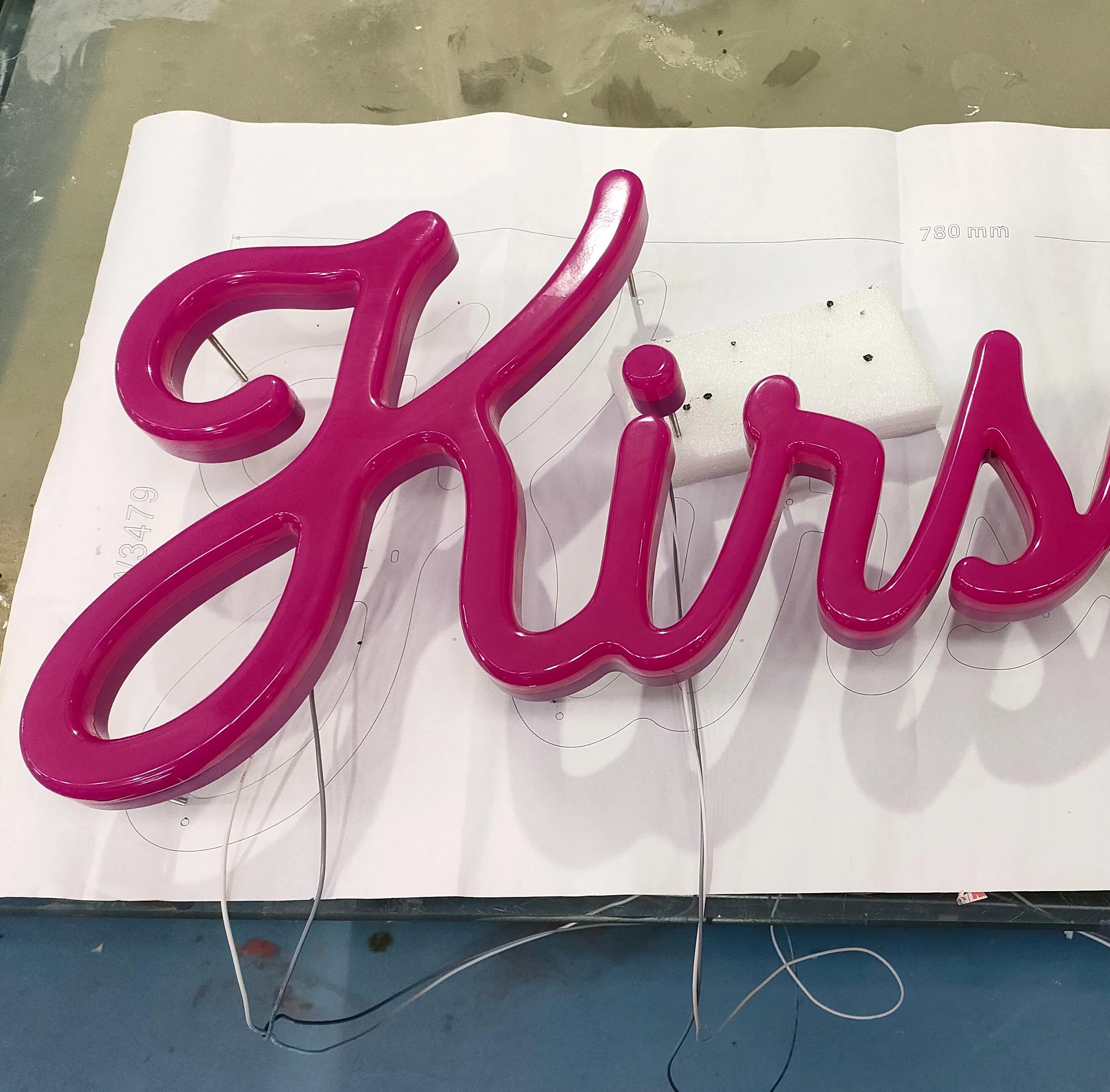Bright and Colorful Neon Sign Custom Letters for Party Events