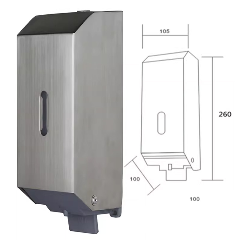 Дозатор для мыла из нержавеющей стали 304, настенный