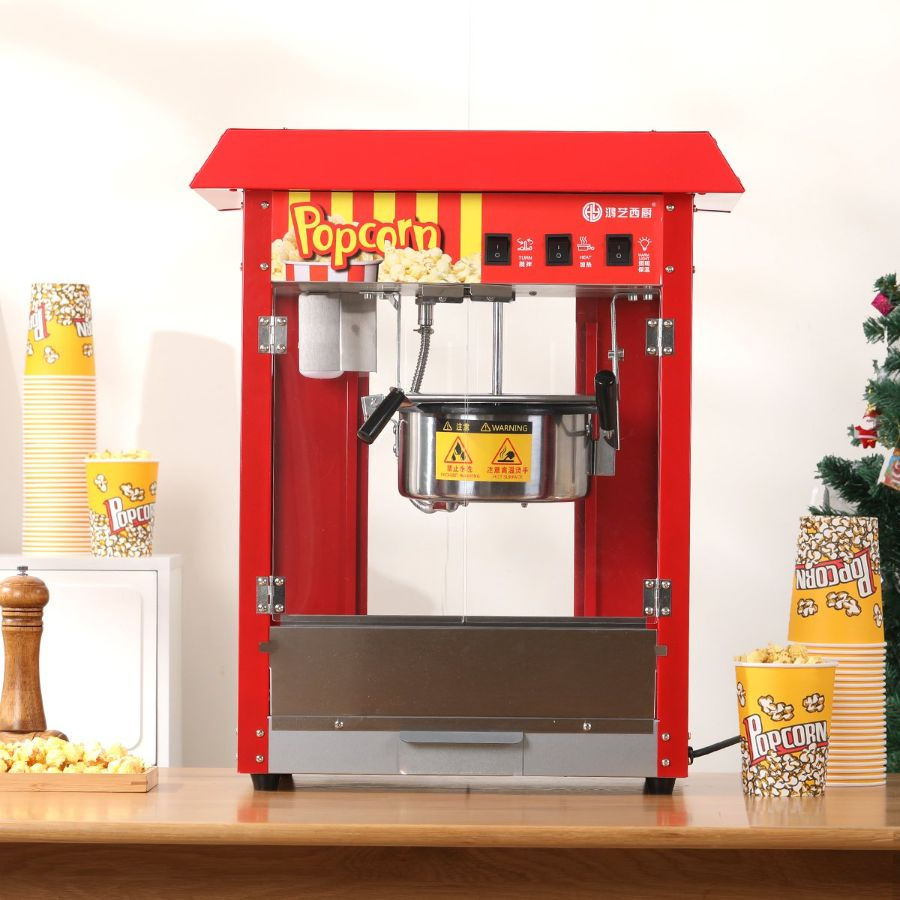 Chinese Brand Luxury High Performance Small Roof Popcorn Machine for Commercial Restaurants