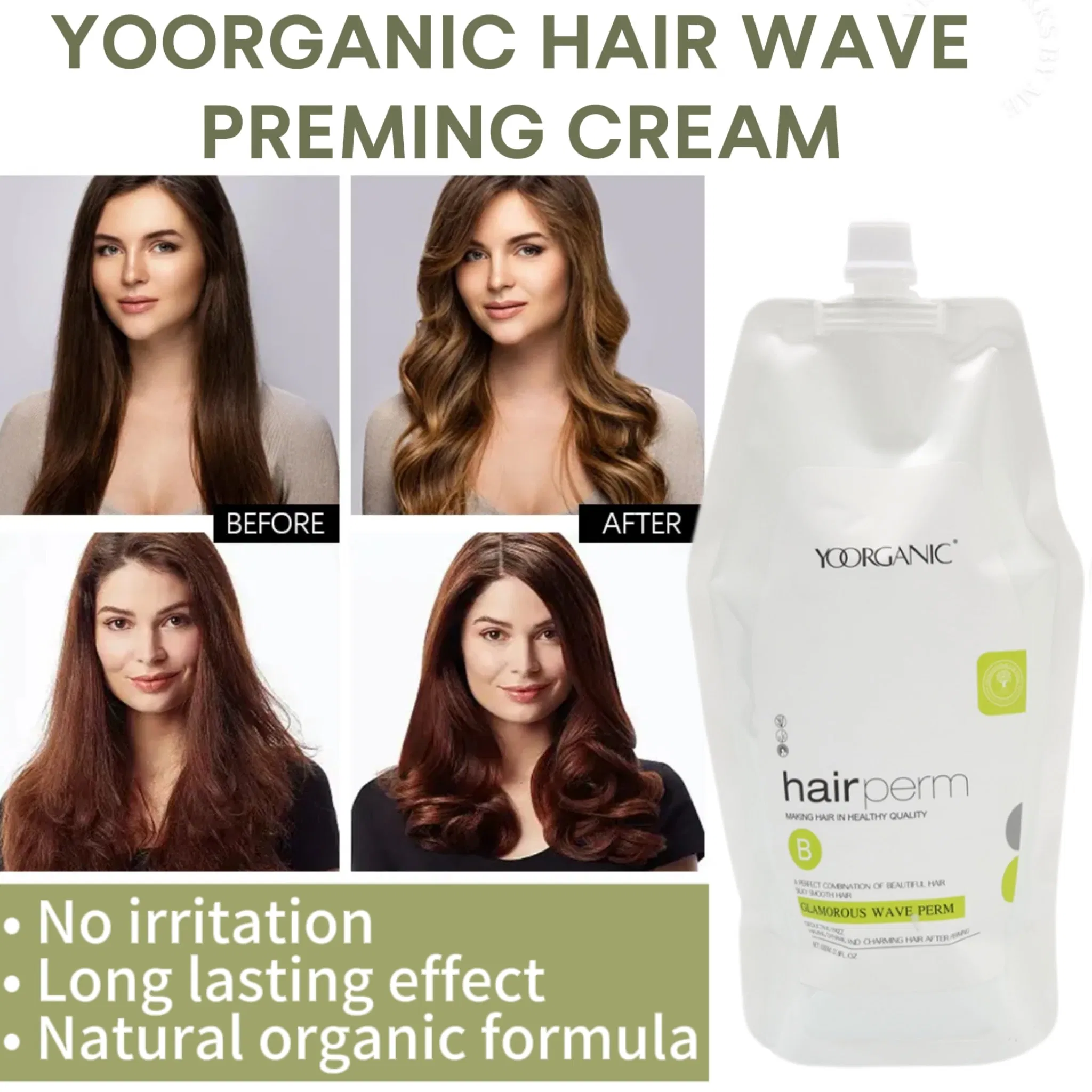 Professional Salon Use Permanent Hair Straightening Hair Perm Lotion Private Brands Keratin Hair Perm for Women