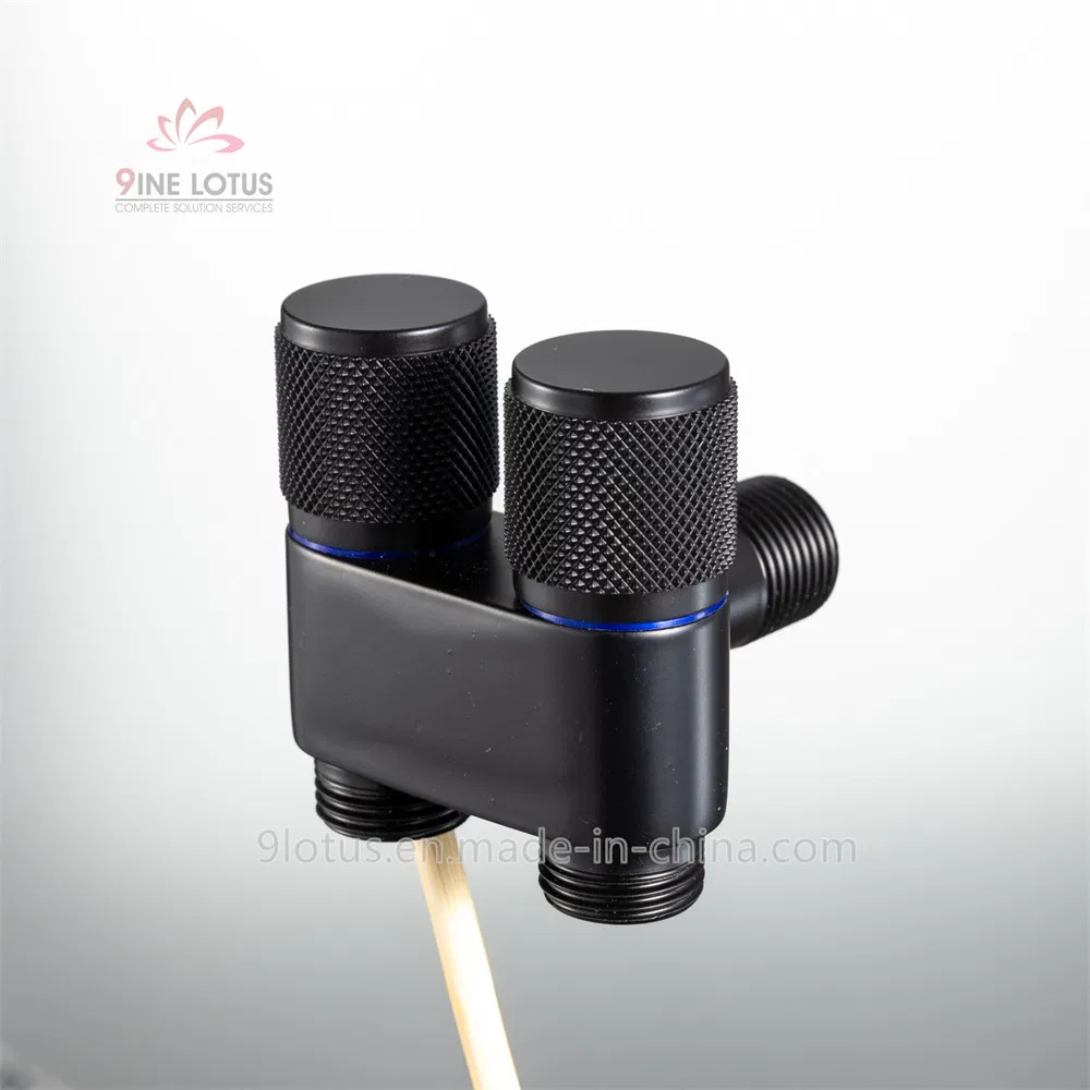 High-Pressure Brass Faucet Angle Valve Gun Gray Toilet