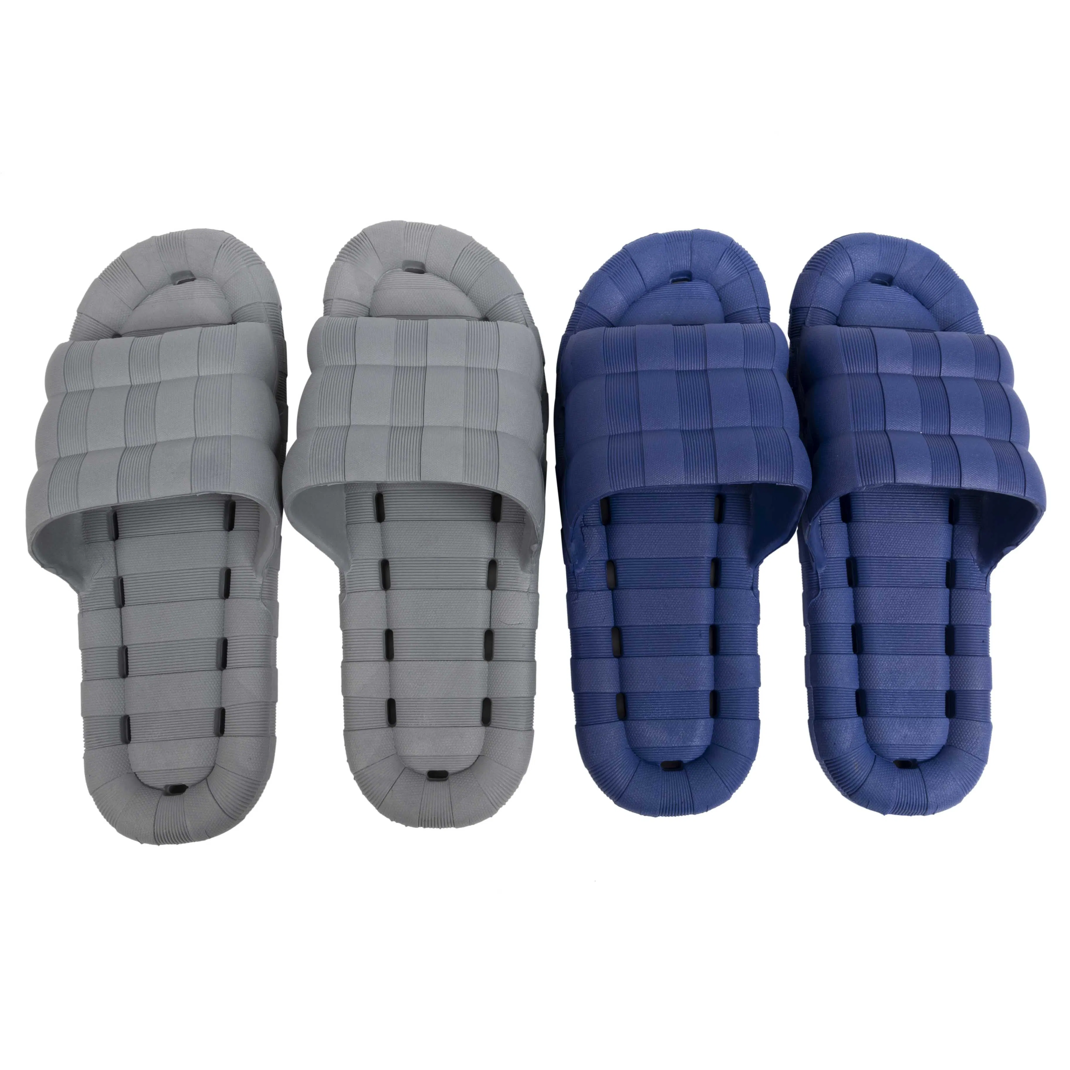 Custom Wholesale Non Slip Quick Dry Bath Bathroom Slippers Soft Sole Massage Hotel Household Lovely Contracted Comfortable