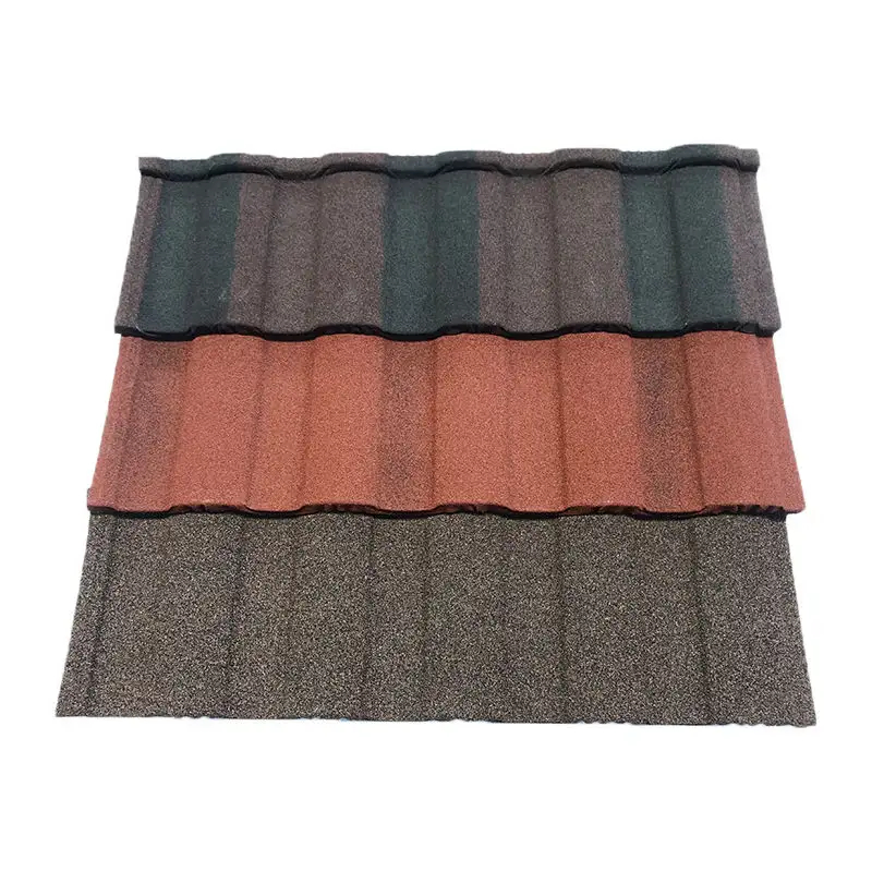 Premium Stone Coated Metal Roof Tiles for Luxurious Villas