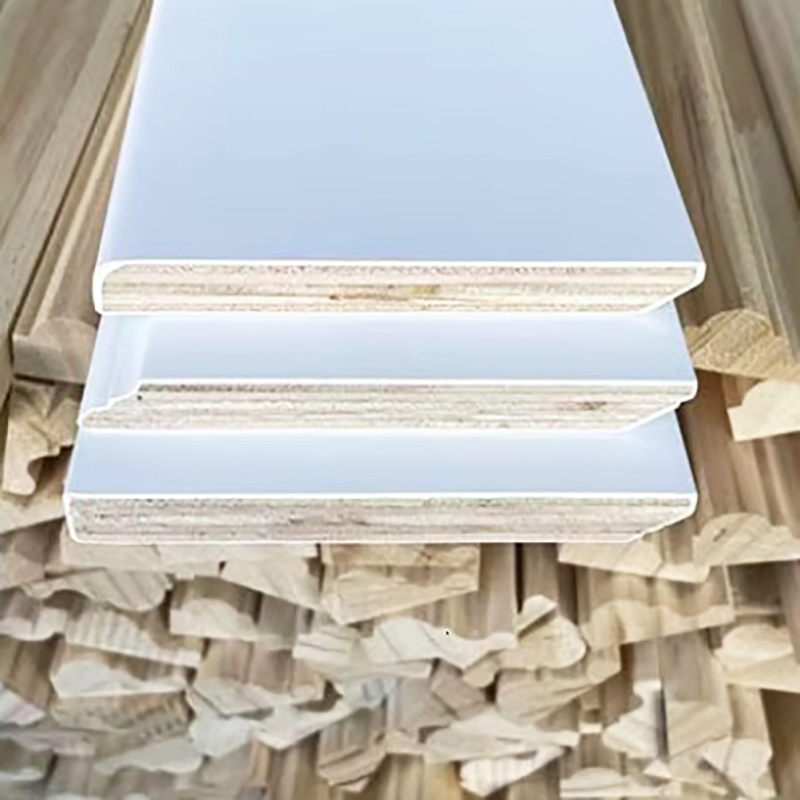 Factory Modern Baseboard Moulding Water Proof Trim White Primed Skirting Board