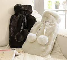 Wholesale Natural Rubber Hot Water Bags with Flannel Cover