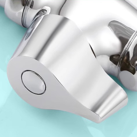 Manufacturer Direct Easy Installation Brass Hand-Press Delay Valve for Bathroom Use Time-Delay Flush Valve