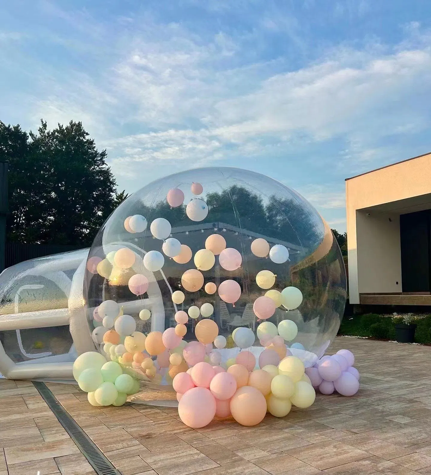 Transparent Inflatable Balloon Bubble Tent with Air Pump