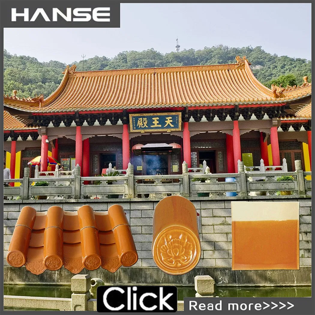 New Design Clay Roofing Tile Building Material Spanish Roof Tiles Roof Tiles Clay Temple Gazebo Decorative Roof Tile