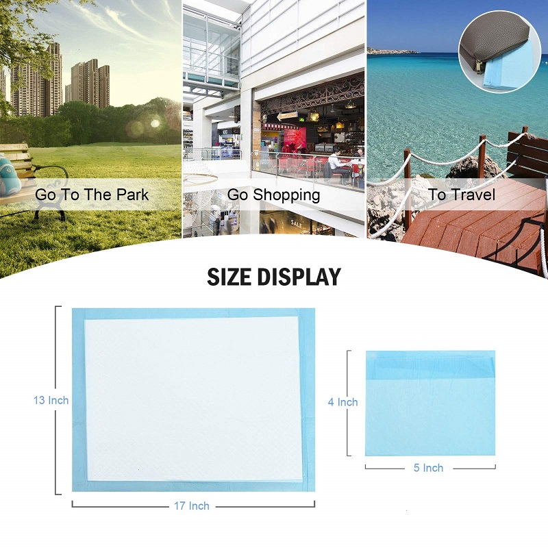 Детские одноразовые пеленки 100 шт, 33x45 см, впитывающие