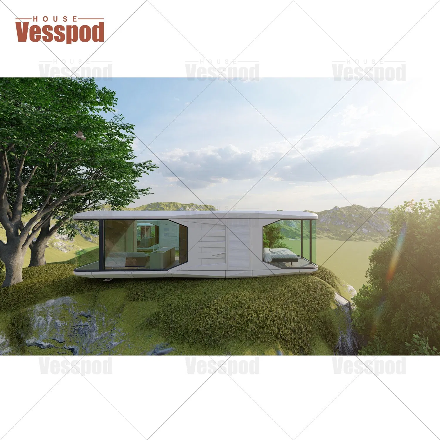 Converted to Houses C70 Capsule House Peru Prefab House Africa