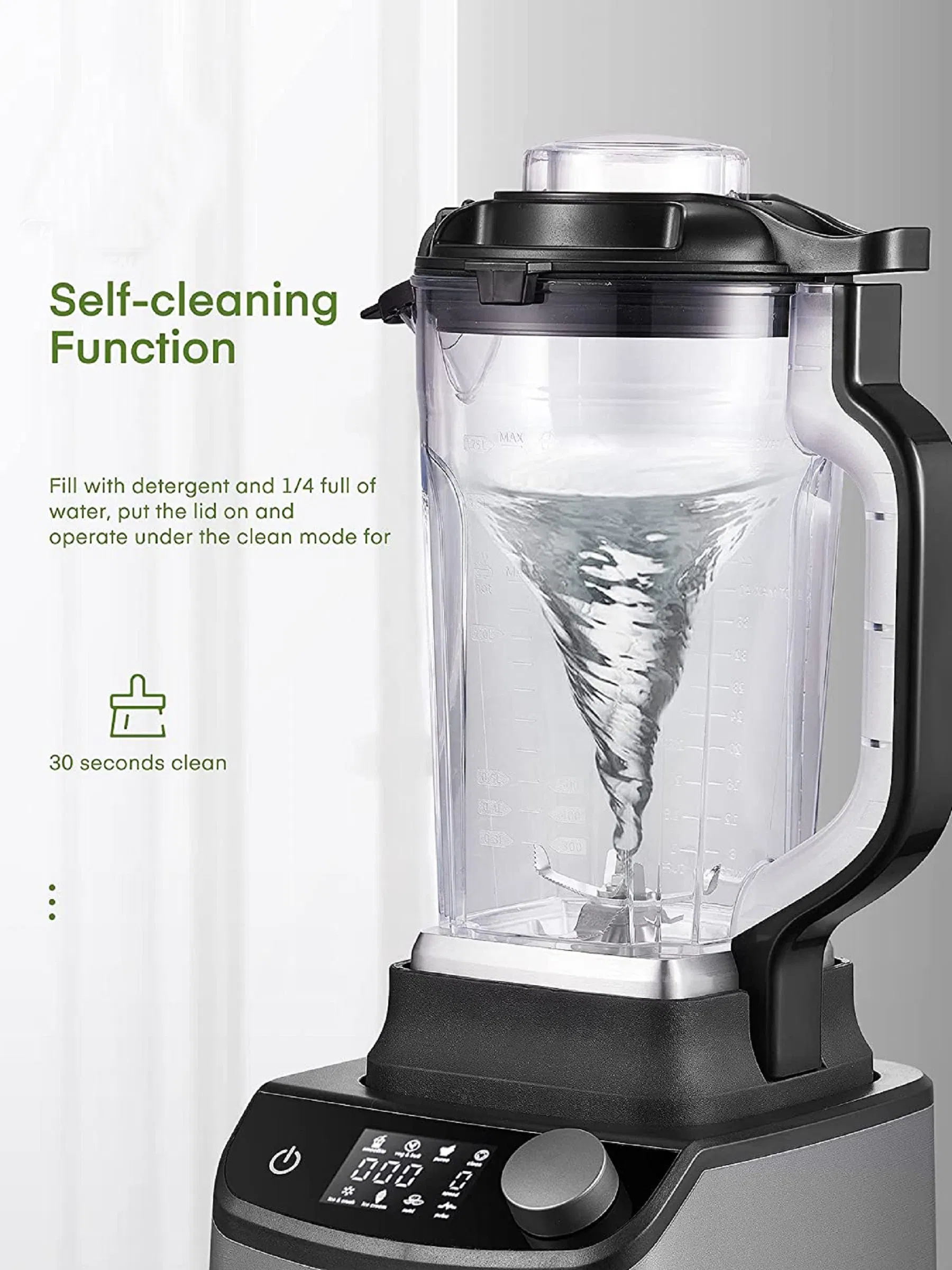 2L Food Commercial Blender Ice Chopper Vegetable Grinder Fruit Juicer Meat Mixer Home Blender