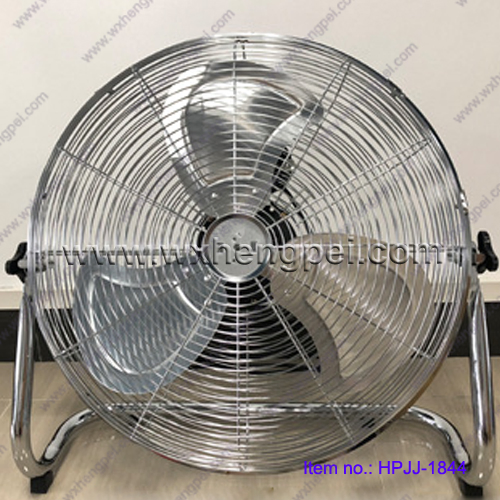 20 Inch Hiqh Velocity Floor Fan 3 Powerful Speeds / Cooling Metal Fan