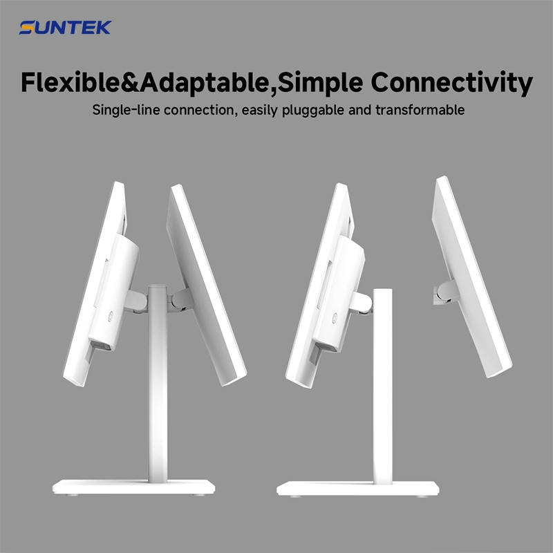 Top Budget Choice Suntek Sc6 Commercial POS System Metal Base POS System Durable Design for Small Business Rich I/O