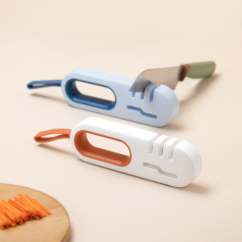 Multi-Function Four-in-One Knife Sharpener Kitchen Grindstone Tool Bl15814