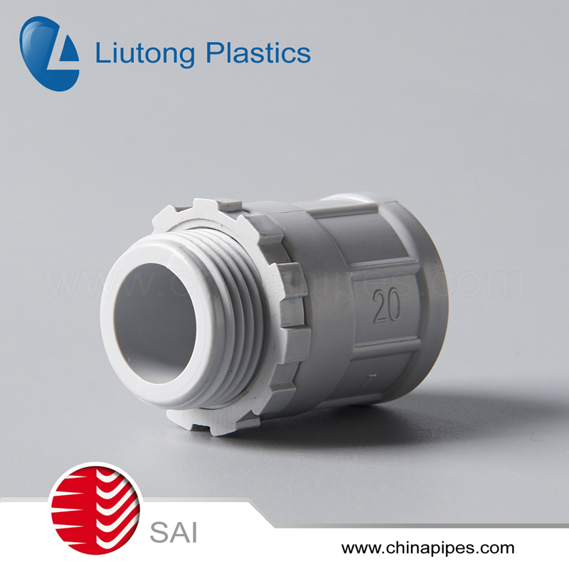 BS Standard Plastic PVC Male Thread Plug with Fitting & Pipe