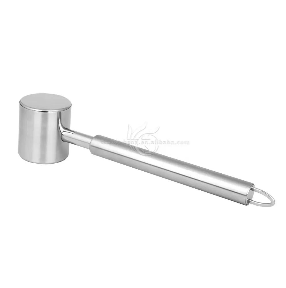 304 Stainless Steel Kitchen Mallet Meat Tenderizer Hammer Tool Kitchen Hammer Crusher