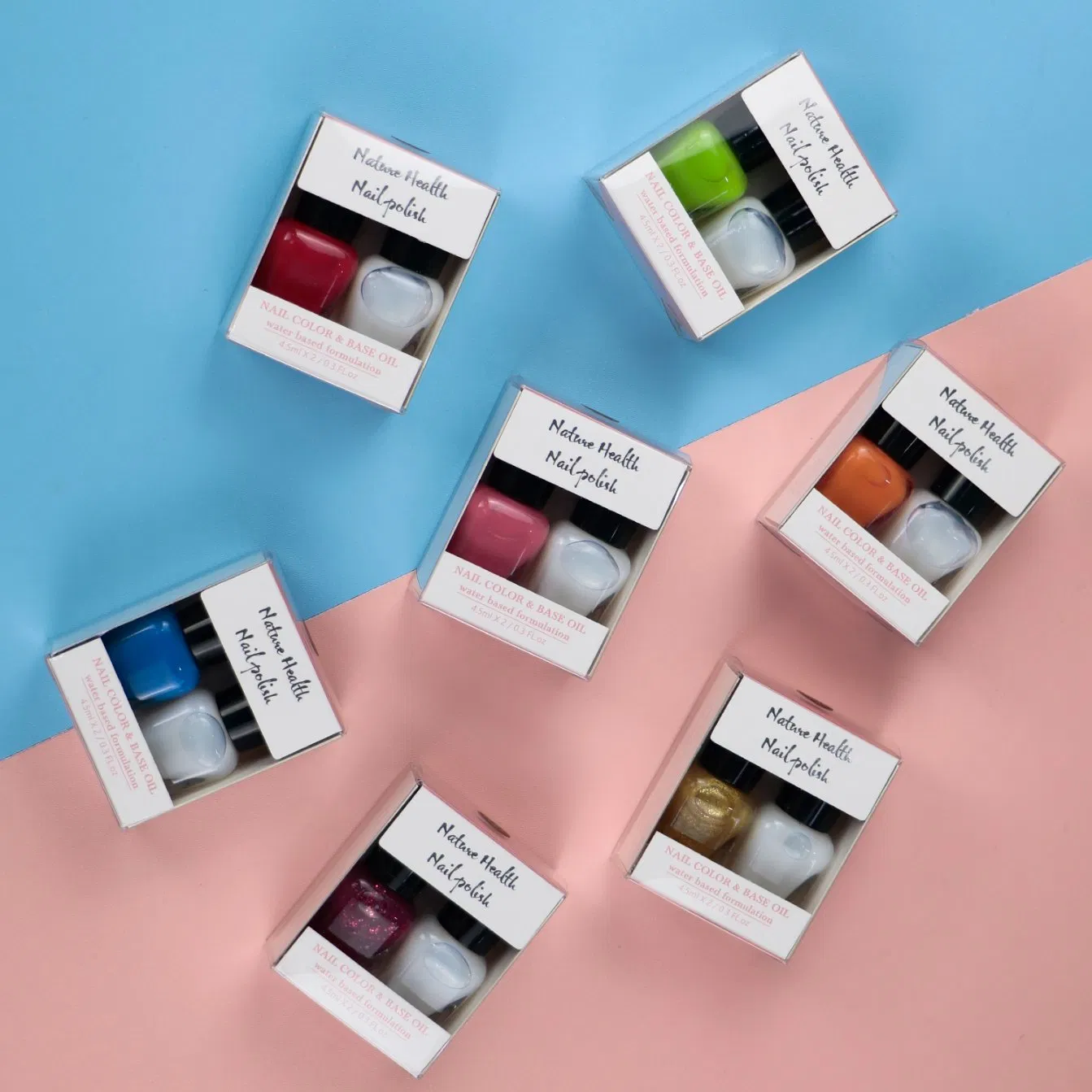 Free Sample Private Logo Nail Art Varnish Gel Nail Polish Set