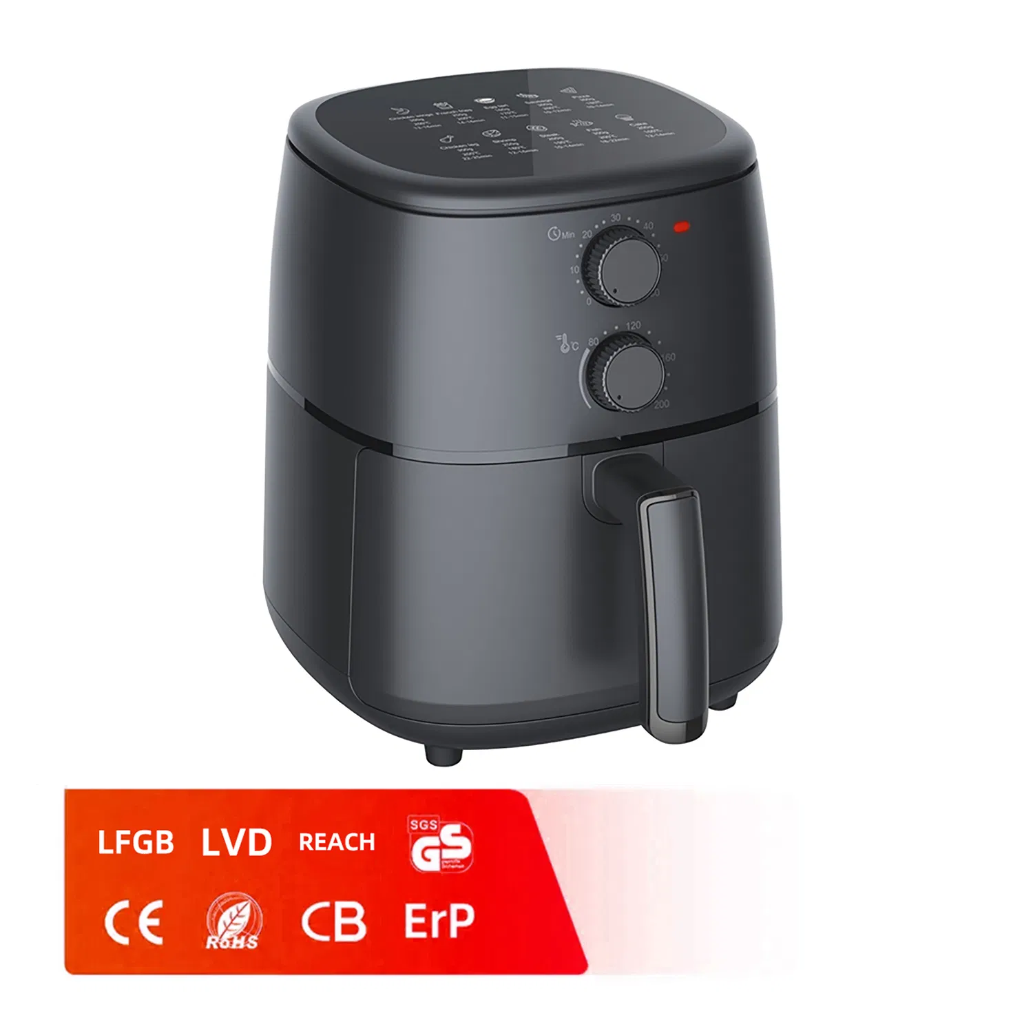 4L Healthy Air Fryer with Rapid Cooking Technology for Crispy Meals