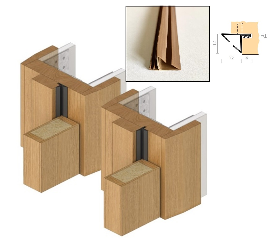 Kerf Acoustic Door Frame Seal Smoke Seal Perimeter Seal