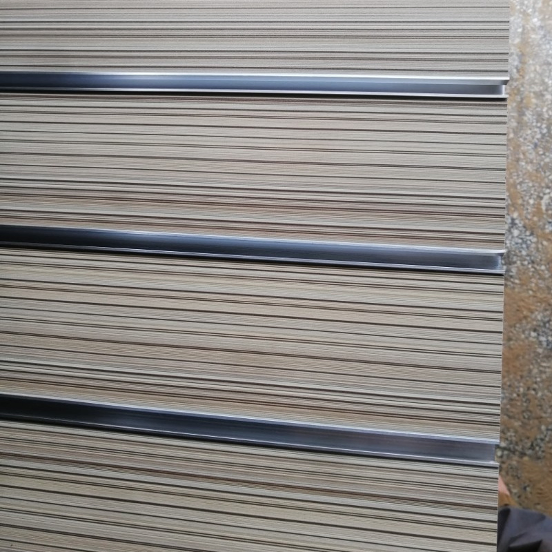 Decorative Wall Panel/Melamine Slot MDF Board/Grooved MDF