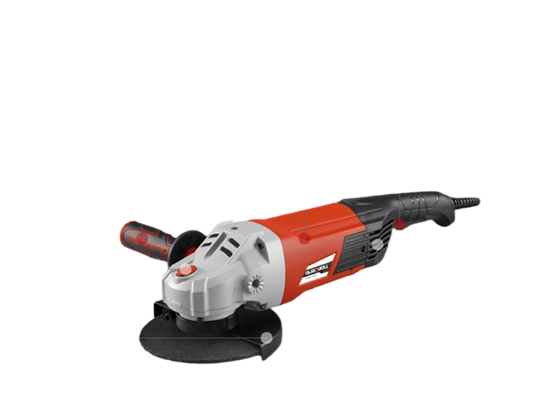 Qy-9180m 3000W Ultra Heavy-Duty 180mm Steel Plate Cutting 8800rpm High Torque Explosion-Proof Angle Grinder