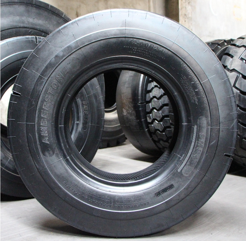 Hilo Amberstone 12.00R24 Radial OTR Slick Tyre All Steel Tubetyre for Underground Application