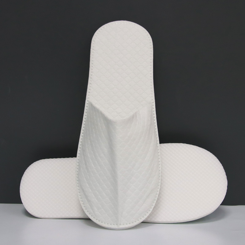 Hot Selling Customized Hotel Disposable White Slippers