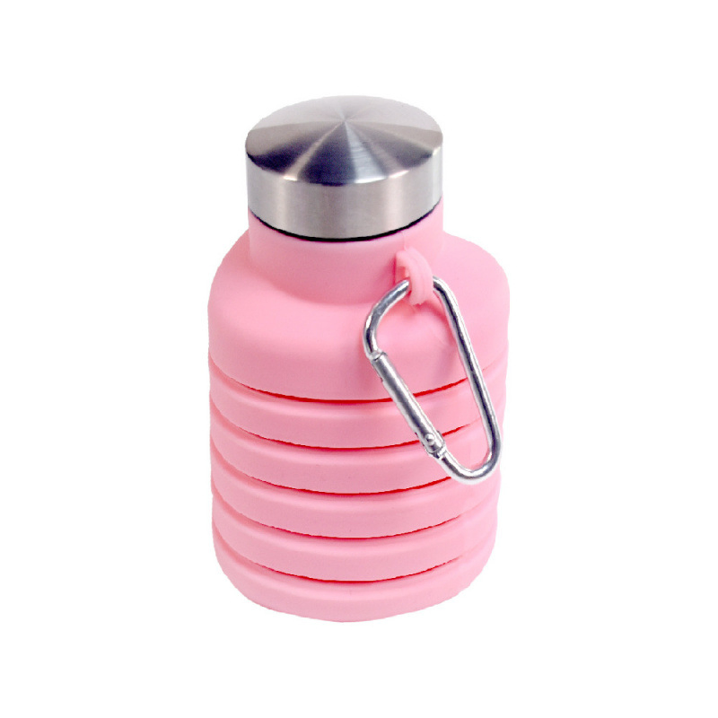Promotional Silicone Portable Retractable Travel Bottle