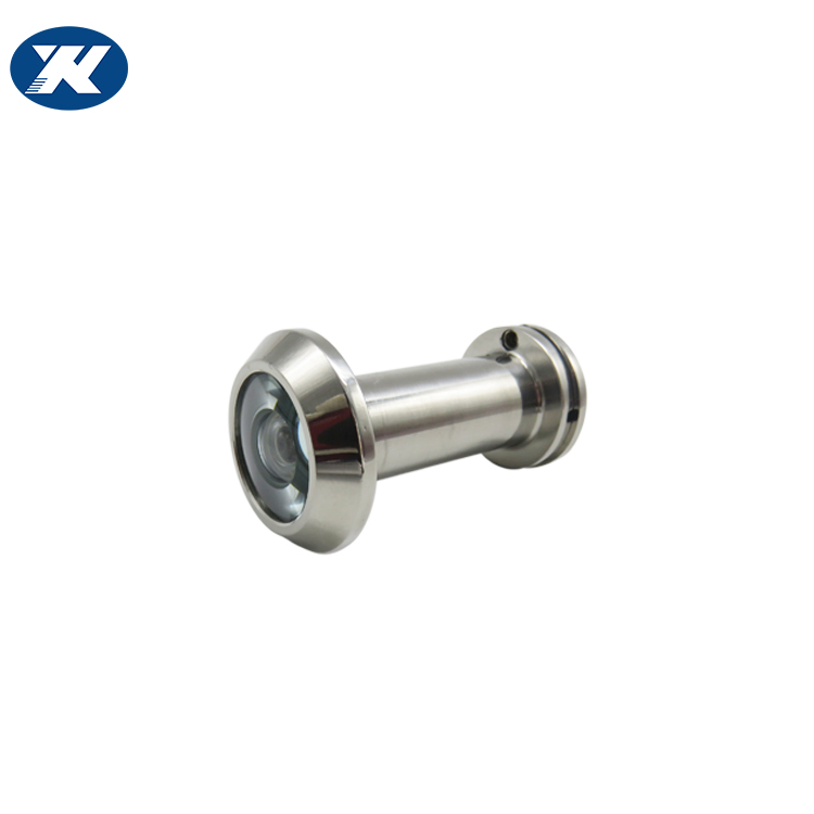 Brass Material Polished Adjustable 180 Degree Angle High Definition Glass Len Door Eye Door Viewer with Cover
